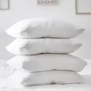 Waterproof Pillow Protectors 4 Pack, Standard Size Zippered Pillow Cases, Pil...