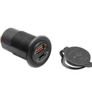 Car Cigarette Lighter Socket QC Quick Charger USB Port PD Power Outlet Adapter (for: Volvo)