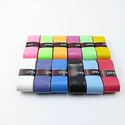 6-Pack Tennis Racket Grip Tape (6 Grips) Sweat-Absorbing Handle Grip for Tennis, Badminton, Squash, Golf, Fishing, and Pickleball Overgrip