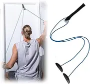 Shoulder Pulley over the Door, Pulley with Rope and Door Strap, Economy Overhead Overdoor Shoulder Therapy Exercise Pulley System, Easy to Use Exercise Equipment for Frozen Shoulder and Hand/Arm