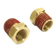 TIZZE 1/8 Inch Inch Female BSP to 1/4 Inch Inch Male NPT Connector Fitting Co...