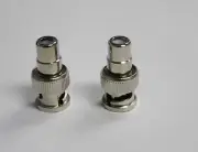 15pcsx RCA female to BNC male coaxial RF plug adapters