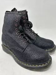 Dr. Martens 1460 Black Bejewelled Boots Women Size 6 (gr2008) Uk 4