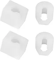 4 Piece Replacement Nuts for Soda Machines Compatible with SodaStream Compatible with Jet Spirit Easy Crystal Terra Duo 1.0 and 2.0