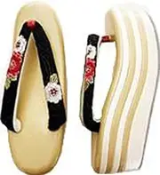 [アンドウ] Ando No. 186 Women's Zori Sandals, Manju-Chrysanthemum