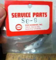 Cox Hobbies California RC Racing Service parts, no. SC9, new in original bag