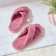 Lucy Cross Strap Home Slippers [ESSBLUCY24A]