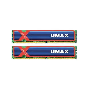 【UMAX】DDR3 1600 8GB 桌上型記憶體-4Gx2(512x8)