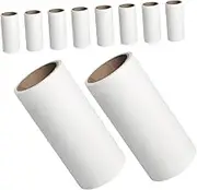Mobestech 10pcs Adhesive Refill Sheets for Lint Rollers Strong Adhesive Pet Hair Remover Tool for Efficient Cleaning of Clothes and Furniture Use for Cats and Dogs