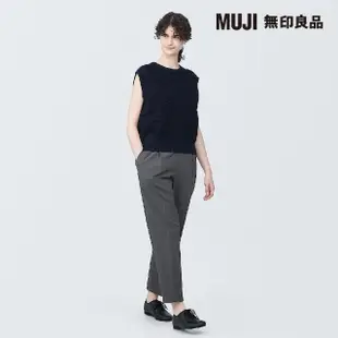 【MUJI 無印良品】女強撚網織法式袖針織衫(共4色)