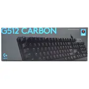 Logitech G512 Carbon RGB Mechanical Gaming Keyboard - GX Red Switch (920-009372)
