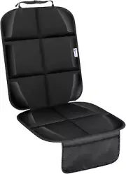 Car Seat Protector, Non-Slip Rubber Padded Backing Seat Protector for Child Seat