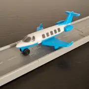 Blue Jet Plane NEW Road To Gold Driven Battat Pocket Micro Toy Car