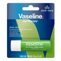 在飛比找PChome24h購物優惠-Vaseline護唇膏【蘆薈】4.8g