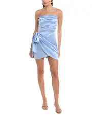 Amanda Uprichard Saretha Silk Mini Dress
