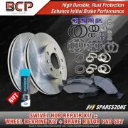 Swivel Hub Wheel Bearing Kit Brake Kit for Land Rover Range Rover P38 ABS 95-98