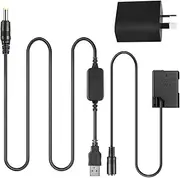 Mobile Power Adapter USB Cable + QC3.0 Charger + EP5A EP-5A EN-EL14 Dummy Battery for Nikon P7800 P7100 D5600 D5500 D5200 D5100 D3200 D3100 D3300 etc