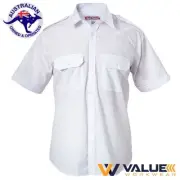 Hard Yakka Foundations Poly Cotton With Epaulettes Short Sleeve Y07691