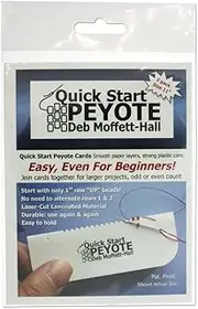 Quick Start Peyote Cards Size 11 Seed Beads Pack of 3 Cards