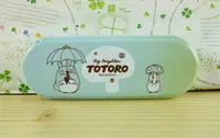 在飛比找樂天市場購物網優惠-【震撼精品百貨】となりのトトロTotoro 隨身鏡附毛刷-藍