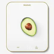 [HomeBuds] 15kg Digital Kitchen Scales in 1g, High Precision Assured by Food Scale Professional Factory Since 2001, Kitchen Scale for Cooking and Baking, LED, 3*AAA, White by Golden Line