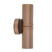 GU10 Aged Copper Up/Down Wall Light