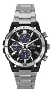 Casio Edifice Chronograph Grey Dial Solar Powered 100M Men's Watch EQS-960D-1AV