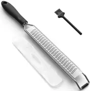 Lemon Zester & Cheese Grater - Stainless Steel - Kitchen Tool , Nutmeg,6174
