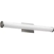 Quorum LED 35" Gl/Acr Vanity, Satin Nickel - 912-35-65