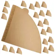 100 Pcs V-shaped Filter Paper Espresso Filtering Cones Coffee Filters