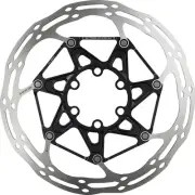 SRAM CenterLine 2-Piece 180mm 6-bolt Rounded Edge Rotor with 6 Steel Rotor Bolts
