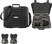 Waterproof Hard Carrying Case for DJI. Neo Motion Fly More Combo, Store Neo Drone, Goggles N3, RC2/ RC-N2 Remote Controller, DJI RC Motion 3, Battery Charing Hub and 8 Batteries