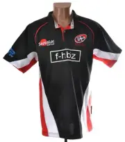 CORNISH PIRATES ENGLAND RUGBY UNION SHIRT SAMURAI SIZE L