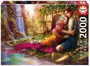 Educa jigsaw puzzle; Secret Garden; Drazenka Kimpel; 2000 pieces