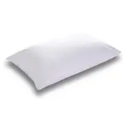 Bianca Velour Touch Waterproof Pillow Protectors Case Home/Room Bedding White