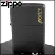 ◆斯摩客商店◆【ZIPPO】美系~Black Crackle黑裂紋LOGO字樣打火機 NO.236BZL