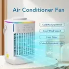 Mini Air Cooling Humidifier Table Fan Quiet Portable Air Conditioners Fan
