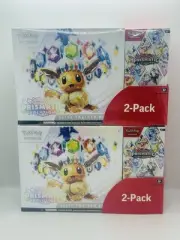 Pokemon Scarlet & Violet Prismatic Evolutions ETB & Booster 2-Pack Set Of 2