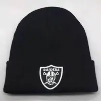 在飛比找蝦皮購物優惠-Raiders 突擊者 毛帽 針織帽 NFL 嘻哈 饒舌 H