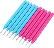 Paper Quilling Tools 10pcs Plastic Paper Quilling Kit for Art Craft DIY 4.2inch