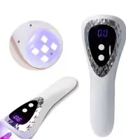 LINMANDA Handheld UV LED Nail Lamp USB Rechargeable Mini Manicure Lamp Nail