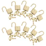 10Pcs Drawer Locks Computer Bags Padlock Tool Boxes Padlock Backpack Locks