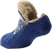 [Tadill] Slipper Socks Indoor Winter Socks Soft Non Skid Adults Home Casual Comfortable Men Women Thick Workout Socking House Socks