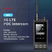 Zello W6PLUS Android 10 4G Network Radio UHF 400-470Mhz Walkie Talkie WIFI IP68