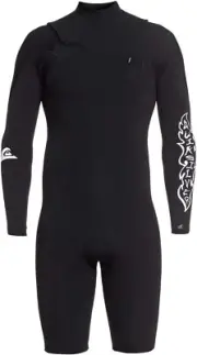 QUIKSILVER Men's 2/2 HIGHLINE LTD A-ZIP L/S Spring Suit - KVD0 - Small - NWT