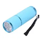 Mini Pocket 9 LED Camping Torch Ultra Flashlight Light Lamp Aluminum 4 Color