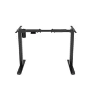 Loctek Electric Standing Black Desk Frame Only Single Motor Two-Stage Height [ET114G(IB) Black]