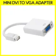 Mini DVI to VGA Adapter DVI Mini Male to VGA Female Video Converter 6 Inch Cable