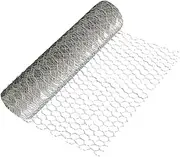 Lmyit Wire Mesh Fence, Durable Iron Chicken Fencing Chicken Wire Mesh, Wear-Resistant Hexagonal Netting Chicken Wire Roll Garden Fencing Animal Barrier