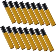 BESTYASH 20pcs Refillable Glass Roller Bottles with Balls Essential Oil and Perfume Containers Compact Travel Friendly Design Leak Lids for Home Use